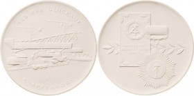 Porzellanmedaillen - Medaillen der Meißner Porzellanmanufaktur
Knappenrode Weiße Porzellanmedaille o.J. (1976) (M. Wünsche) VEB Braunkohlenkombinat "...