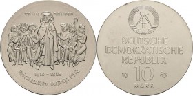 Gedenkmünzen
 10 Mark 1983. Wagner Jaeger 1589 Berieben, vorzüglich+