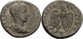 Kaiserzeit
Gordianus III. 238-244 Tetradrachme 238/244, Seleucis und Pieria Kopf mit Lorbeerkranz nach rechts / Adler nach links, darunter Widder Pri...