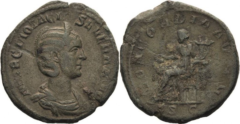 Kaiserzeit
Otacilia Severa, Gemahlin des Philippus I. Arabs + 249 Sesterz 244/2...