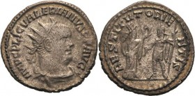 Kaiserzeit
Valerianus I. 253-260 Antoninian 253/260, Asien (Antiochia?) Brustbild mit Srahlenkrone nach rechts, IMP C P LIC VALERIANVS PF AVG / Orien...