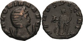 Kaiserzeit
Salonina, Gemahlin des Gallienus + 268 Antoninian vor 268, Rom Brustbild mit Diadem auf Halbmond nach rechts, SALONINA AVG / Venus steht m...