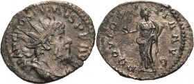 Kaiserzeit
Postumus 260-268 Antoninian 260/268, Lugdunum Brustbild mit Strahlenkrone nach rechts, IMP C POSTVMVS PF AVG / Providentia steht nach link...