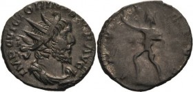 Kaiserzeit
Victorinus 269-270 Antoninian 269/270, Colonia Agrippina Brustbild mit Strahlenkrone nach rechts, IMP C VICTORINVS PF AVG / Sol schreitet ...