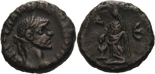 Kaiserzeit
Diocletian 284-305 Bi-Tetradrachme 288/289 (=Jahr 5), Alexandria Kop...