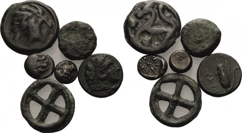 Griechische Münzen
Lot-6 Stück Interessantes Lot von griechischen und keltische...