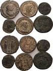 Römische Münzen
Lot-6 Stück Interessantes Lot römischer Münzen der Soldatenkaiserzeit und des Dominats. Probus-Antoninian, Carinus-Antoninian, Maximi...