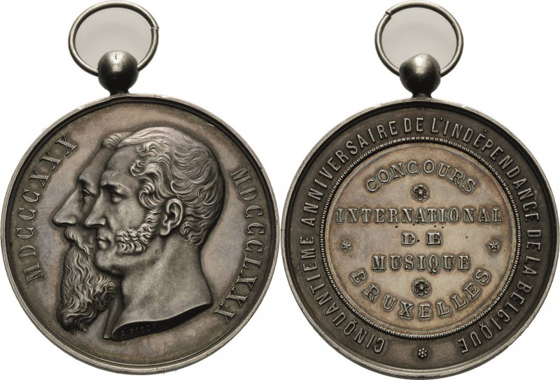 Belgien-Brüssel
 Silbermedaille 1880 (A. Fisch) Concours international de Musiq...