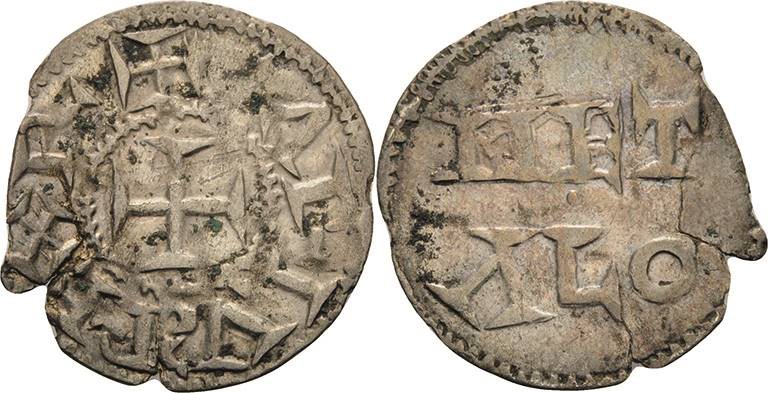 Frankreich
Karl der Einfältige 898-923 Denar, Melle Kreuz im Perlkreis, CARLVS ...