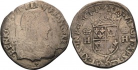 Frankreich
Karl IX. 1560-1574 Teston 1561, Z-Grenoble Mit Bildnis Heinrichs II Duplessy 1054 Ciani 1354 Schön/sehr schön