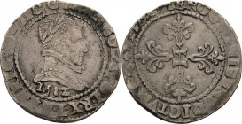 Frankreich
Heinrich III. 1574-1589 Franc d'argent 1582, T-Nantes Duplessy 1130 Ciani 1427 Leichte Belagreste, sehr schön