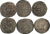 Ungarn
Ludwig I. 1342-1382 Denar o.J. Kremnitz und Ludwig II. Denar 1522 und 1525 Kremnitz Huszar 542, 846 (2x) 3 Stück. Sehr schön-vorzüglich