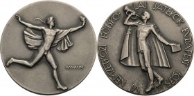 Ungarn - Medaillen
 Silbermedaille 1935 (Walter Madarassy) VI. Nemzetközi Foiskolai Játékok Budapest (VI. Internationale College Spiele). Unbekleidet...