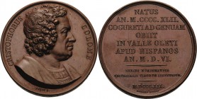 Vereinigte Staaten von Amerika
 Bronzemedaille 1819 (Petit) Christoph Kolumbus - Aus der Medaillensuite von Durand. Brustbild nach rechts / 10 Zeilen...
