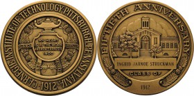 Vereinigte Staaten von Amerika
 Bronzemedaille 1912 (unsigniert) Carnegie Institute of Technology Pittsburgh Pennsylvania. Logo / Gebäudeansicht, unt...