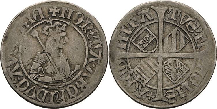 Habsburg
Maximilian I. 1493-1519 6 Kreuzer o.J. Hall M/T 74 Egg 33 Schulten 443...