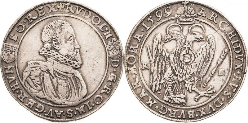 Habsburg
Rudolf II. 1576-1612 Taler 1599, KB-Kremnitz Davenport 8066 Voglhuber ...