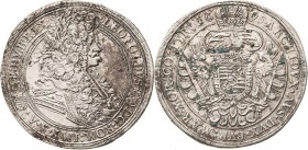 Habsburg
Leopold I. 1657-1705 Taler 1695, KB-Kremnitz Voglhuber 225/VI Huszar 1374 Davenport 3264 Leichte Belagreste, sehr schön-vorzüglich