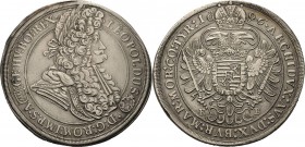 Habsburg
Leopold I. 1657-1705 Taler 1696, KB-Kremnitz Voglhuber 225/VI Davenport 3264 Huszar 1374 Sehr schön+