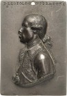 Habsburg
Leopold II. 1790-1792 Einseitige Kupfer-Bleimedaille o.J. (19. Jhd.) (unsigniert) Brustbild mit Zopf nach links, geschmückt mit dem Goldenen...