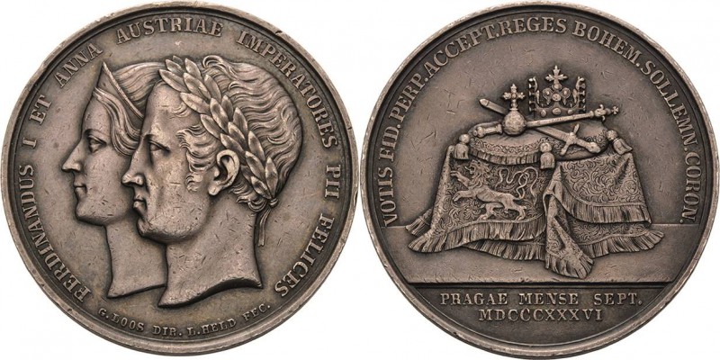 Kaiserreich Österreich
Ferdinand I. 1835-1848 Silbermedaille 1836 (L. Held/G. L...