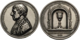 Kaiserreich Österreich
Ferdinand I. 1835-1848 Silbermedaille 1846 (Lange) Auf das 50-jähriges Priesterjubiläum von Bischof Pyrker. Widmung des Domkap...