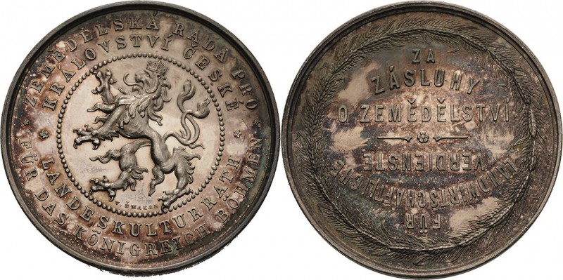 Kaiserreich Österreich
Franz Joseph I. 1848-1916 Silbermedaille o.J. (Smakal) L...