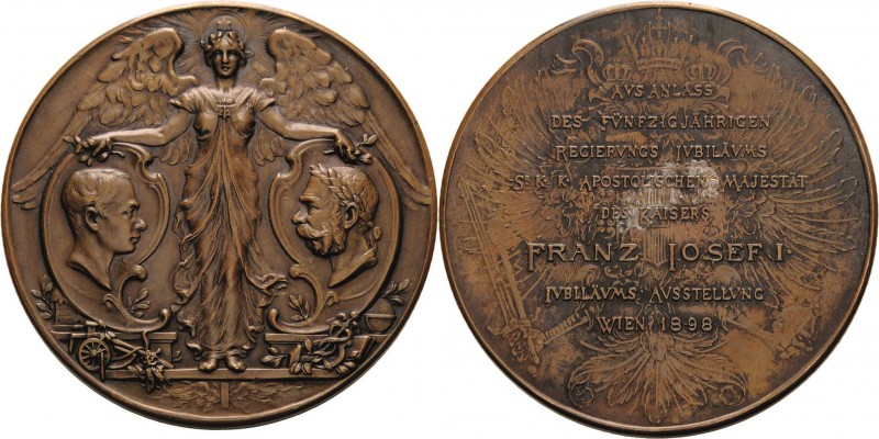 Kaiserreich Österreich
Franz Joseph I. 1848-1916 Bronzemedaille 1898 (K. Waschm...