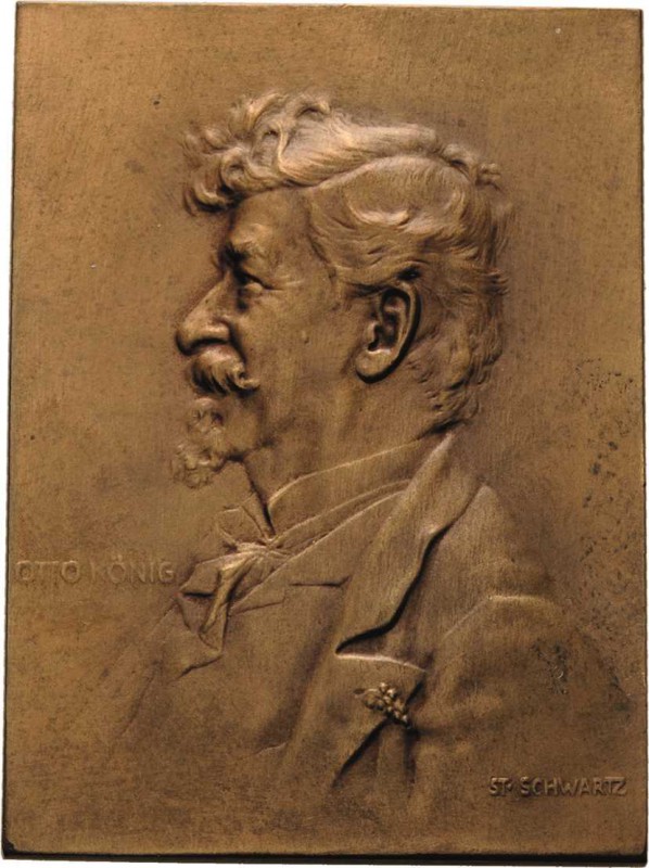 Kaiserreich Österreich
Franz Joseph I. 1848-1916 Einseitige Bronzeplakette o.J....
