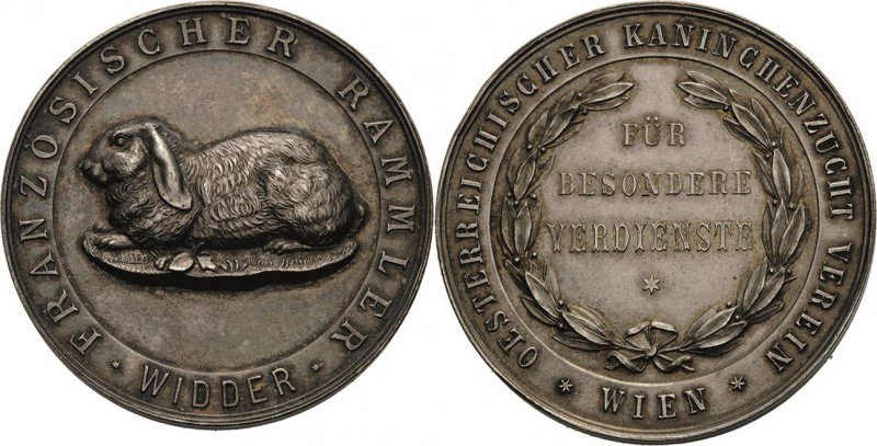 Medaillen
Wien Silbermedaille o.J. (unsigniert) Verdienstmedaille des Österreic...