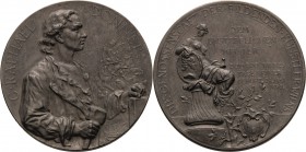 Medaillen
Wien Bleigußmedaille 1893 (S. Schwartz/J. Christlbauer) 200. Geburtstag des Bildhauers Georg Raphael Donner, gewidmet von der Genossenschaf...