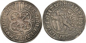 Sachsen, Haus Wettin, Groschenzeit
Kurfürst Friedrich II. mit Landgraf Friedrich und Herzog Wilhelm 1437-1440 Pfahlschildgroschen o.J. (1437/1440), 5...