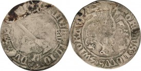 Sachsen, Haus Wettin, Groschenzeit
Kurfürst Friedrich III. mit seinem Bruder Johann und Herzog Albrecht 1486-1500 Bartgroschen 1492, Dreiblatt-Zwicka...