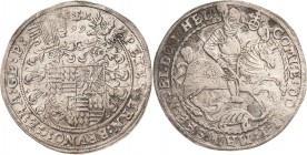 Vorderortische Linie zu Friedeburg
Peter Ernst I., Bruno II., Gebhard und Johann Georg IV. 1587-1601 Taler 1599, GM-Eisleben Wappenschild mit mehr Ve...