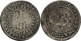Aachen
 Ratszeichen zu 16 Mark 1752. Menadier 8 Rand leicht bearbeitet, sehr schön