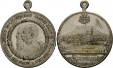 Annaberg
 Versilberte Bronzemedaille 1896 (unsigniert) 400-Jahrfeier der Stadt. Brustbilder des Herzogs Georg der Bärtige und König Albert nach links...