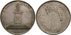 Bayern
Maximilian I. Joseph 1806-1825 Silbermedaille 1828 (J.J. Neuss) Auf die Errichtung seines Denkmals in Passau. Ansicht des Denkmals / 13 Zeilen...