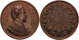 Bayern
Ludwig II. 1864-1886 Bronzemedaille 1882 (J.A. Ries) 300-jähriges Jubiläum der Universität Würzburg. Brustbild nach rechts im Hermelinmantel m...