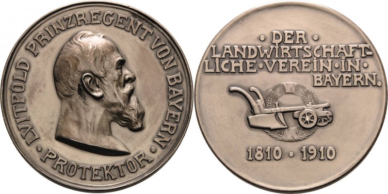 Bayern
Prinzregent Luitpold 1886-1912 Silbermedaille 1910 (Richard Aigner) Auf ...