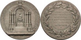 Bayern
Prinzregent Luitpold 1886-1912 Versilberte Bronzemedaille 1910 (Lauer) Zur Erinnerung an die Enthüllung des Landesdenkmals für Ludwig II. in M...