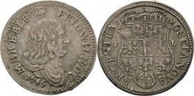 Brandenburg-Preußen
Friedrich Wilhelm, der große Kurfürst 1640-1688 1/3 Taler 1669, IL-Berlin Interessante Variante. Rv-Umschrift endet mit Rosette v...