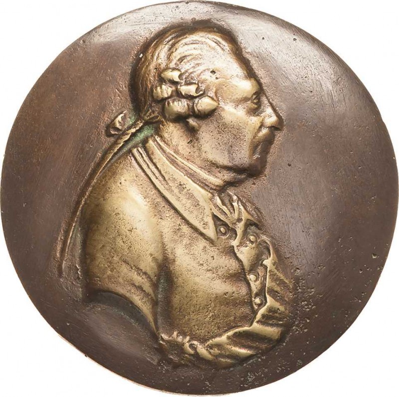 Brandenburg-Preußen
Friedrich II., der Große 1740-1786 Große Bronzegußmedaille ...