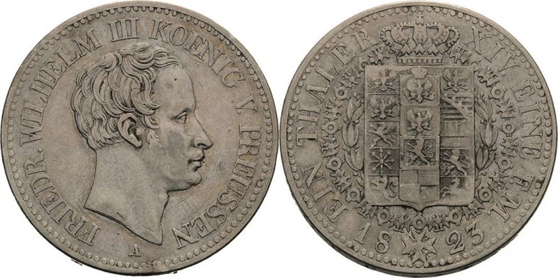 Brandenburg-Preußen
Friedrich Wilhelm III. 1797-1840 Taler 1823, A - Berlin Old...