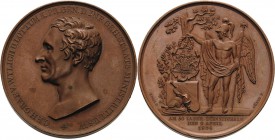 Brandenburg-Preußen
Friedrich Wilhelm III. 1797-1840 Bronzemedaille 1834 (König/Loos) 50-jähriges Dienstjubiläum von C.F.H. Graf von Wylich und Lottu...