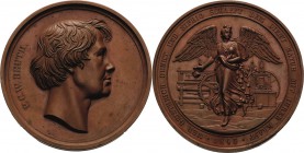 Brandenburg-Preußen
Medaillen Bronzemedaille 1846 (H. Lorenz) Christian Peter Wilhelm Friedrich Beuth - Reformator des Gewerbewesens in Preußen. Kopf...