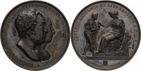 Frankfurt am Main
 Bronzemedaille 1845 (L. Cossa) Hochzeit des in Frankfurt geborenen Kaufmanns Heinrich Mylius mit der aus Weimar stammenden Frideri...