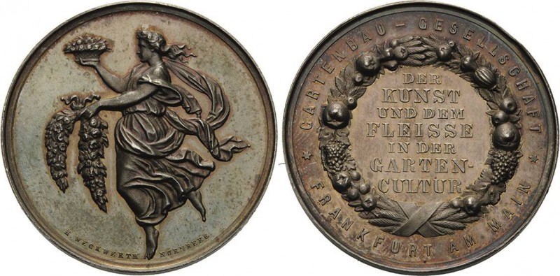 Frankfurt am Main
 Silbermedaille o.J. (ab 1870) (Weckwerth) Preismedaille der ...