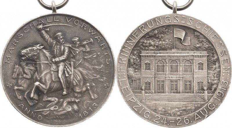 Leipzig
 Silbermedaille 1913 (B.H. Mayer) Erinnerungsschießen zur Hundertjahrfe...