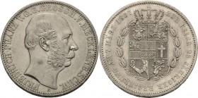 Mecklenburg-Schwerin
Friedrich Franz II. 1842-1883 Taler 1867, A-Berlin 25-jähriges Regierungsjubiläum AKS 55 Jaeger 59 Kahnt 294 Davenport 729 Sehr ...