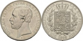 Oldenburg
Nicolaus Friedrich Peter 1853-1900 Taler 1866, B-Hannover AKS 25 Jaeger 55 Kahnt 322 Davenport 753 Sehr schön/fast vorzüglich